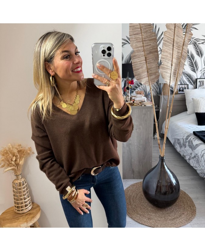 PULL APPOLLON - CHOCOLAT