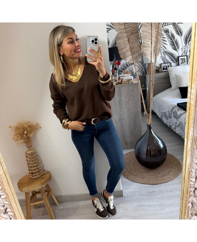 PULL APPOLLON - CHOCOLAT