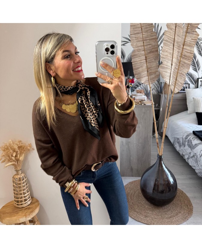 PULL APPOLLON - CHOCOLAT