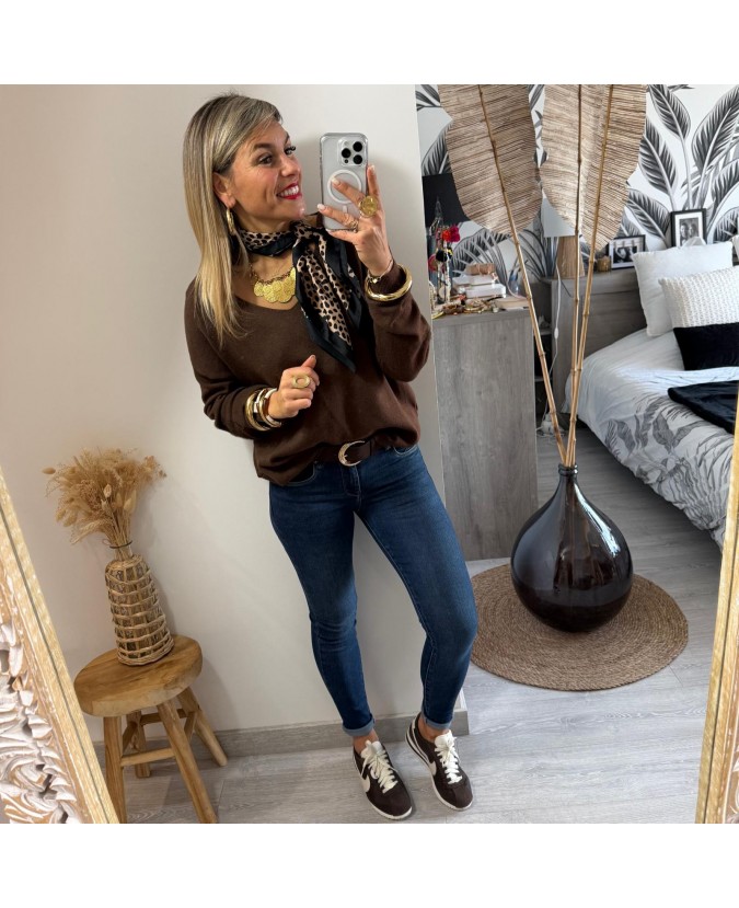 PULL APPOLLON - CHOCOLAT