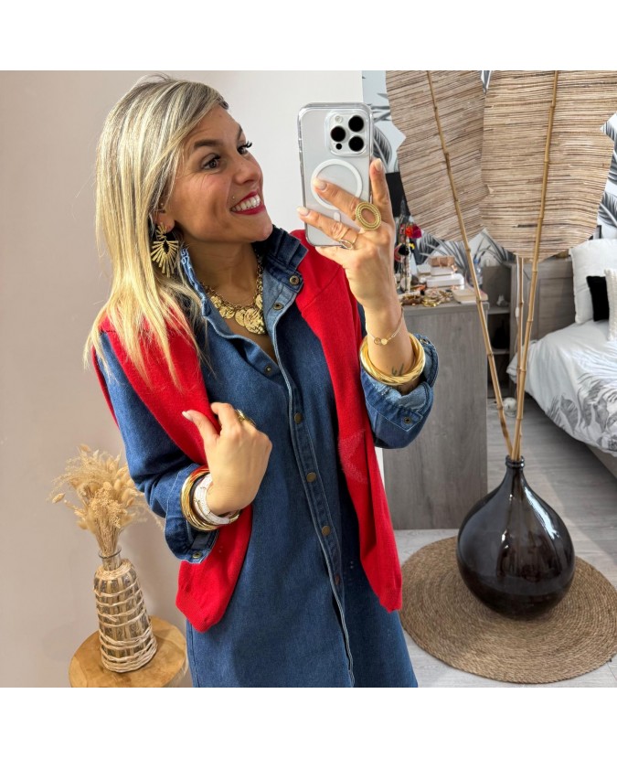 PULL APPOLLON - ROUGE