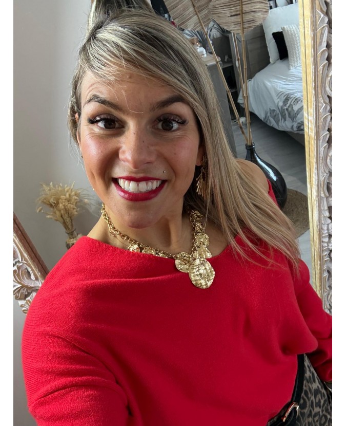 PULL APPOLLON - ROUGE