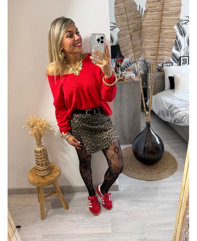 PULL APPOLLON - ROUGE