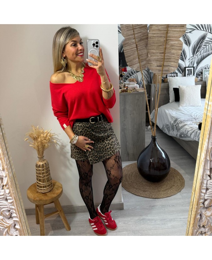 PULL APPOLLON - ROUGE