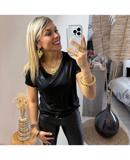 TEE-SHIRT STEFFY - NOIR