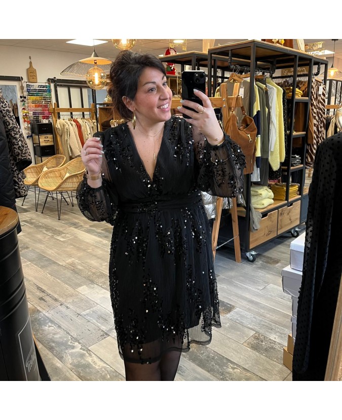 ROBE ADRIAN PULP - NOIR