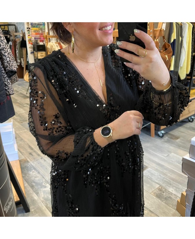 ROBE ADRIAN PULP - NOIR