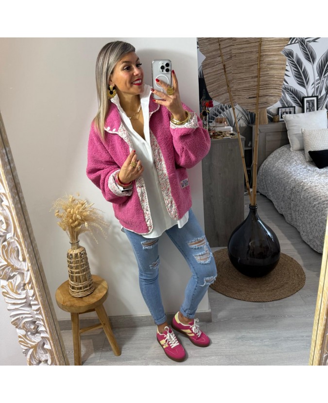 VESTE TABATHA - ROSE