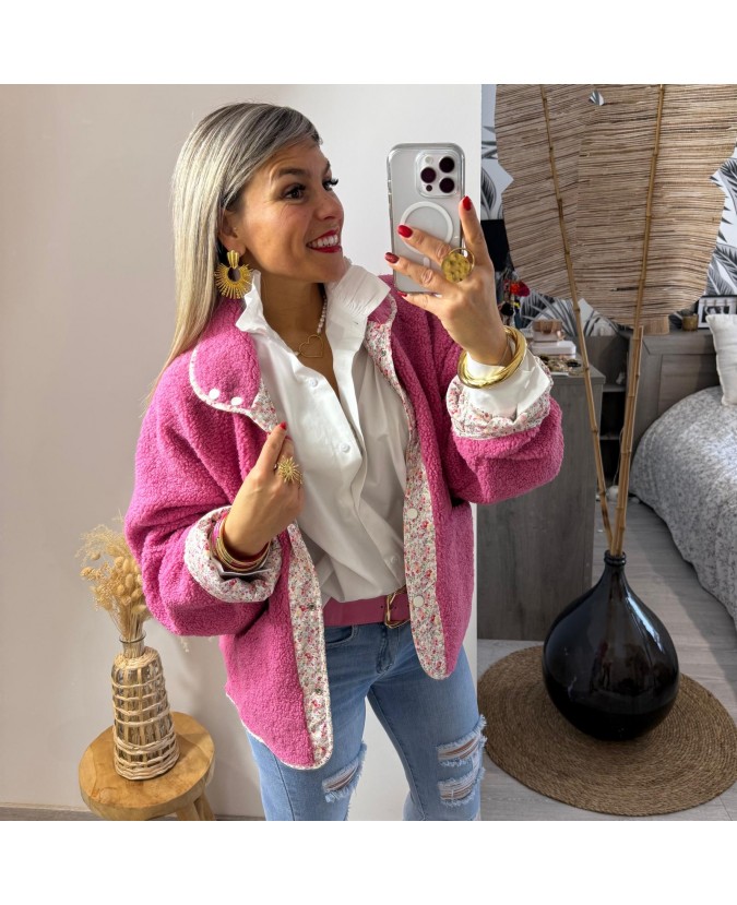 VESTE TABATHA - ROSE