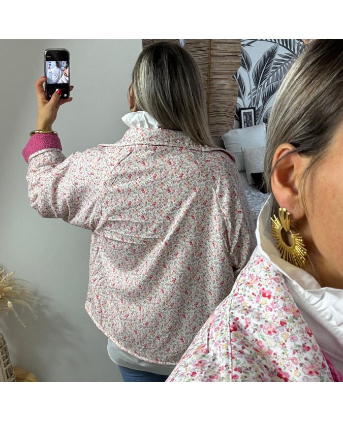 VESTE TABATHA - ROSE