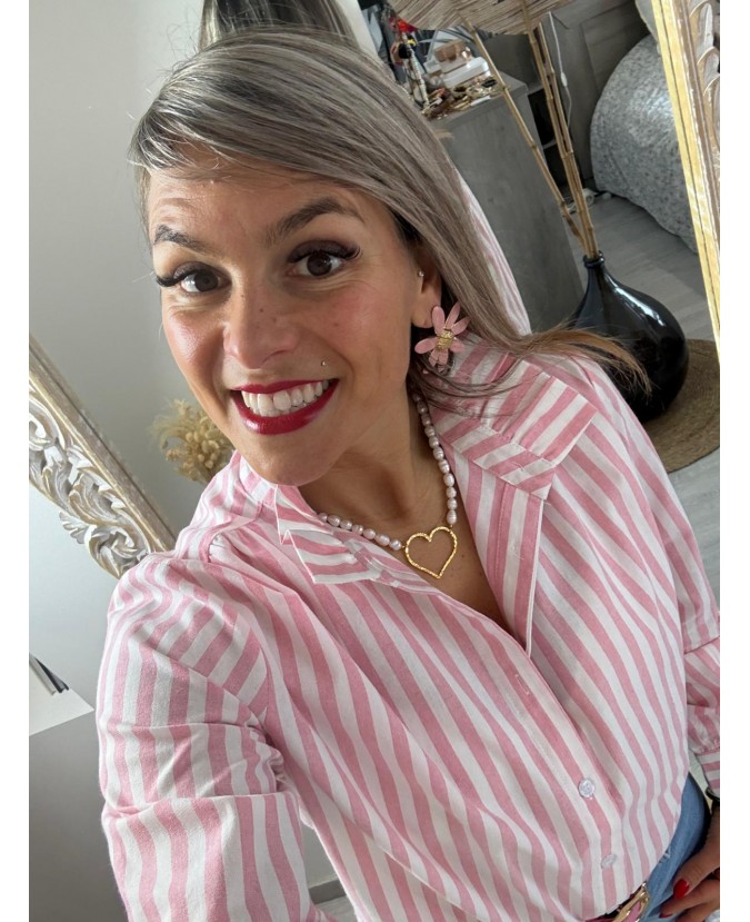 CHEMISE AIRELLE - ROSE