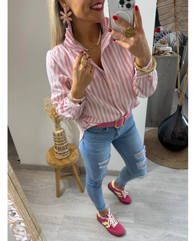 CHEMISE AIRELLE - ROSE