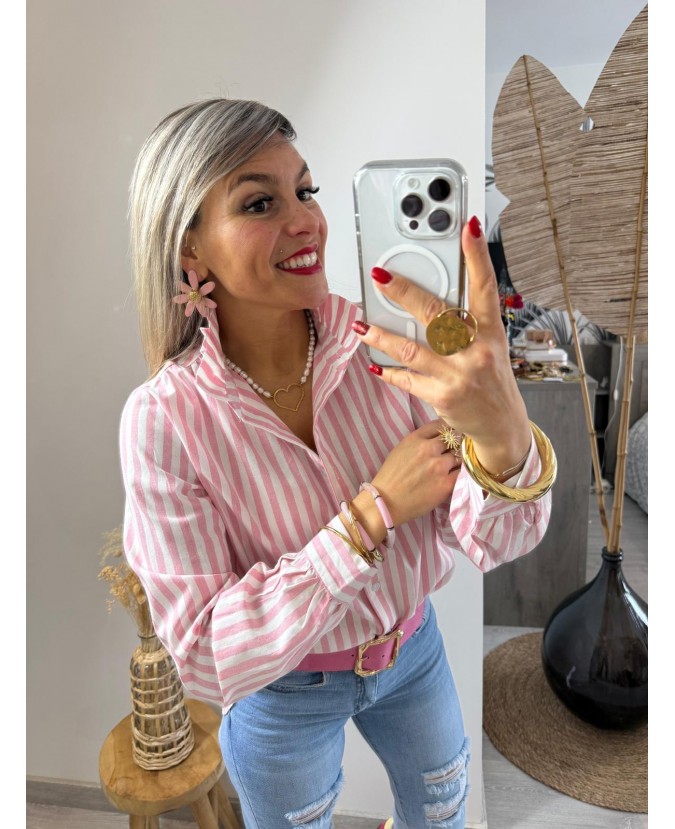 CHEMISE AIRELLE - ROSE