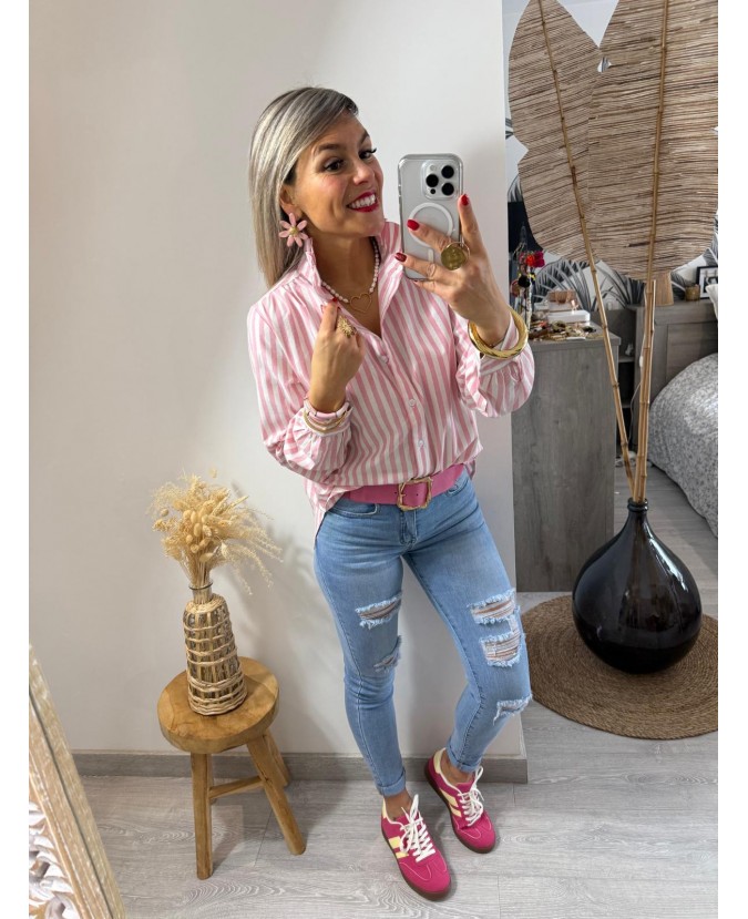 CHEMISE AIRELLE - ROSE