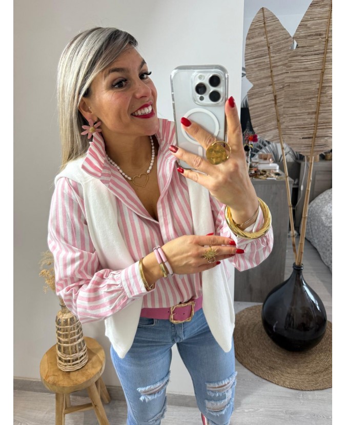 CHEMISE AIRELLE - ROSE