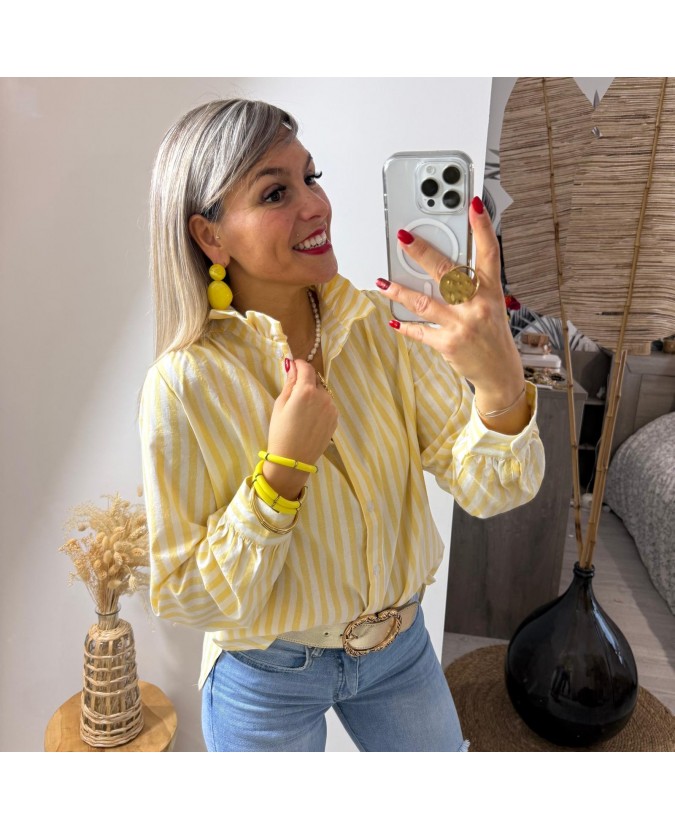 CHEMISE AIRELLE - JAUNE