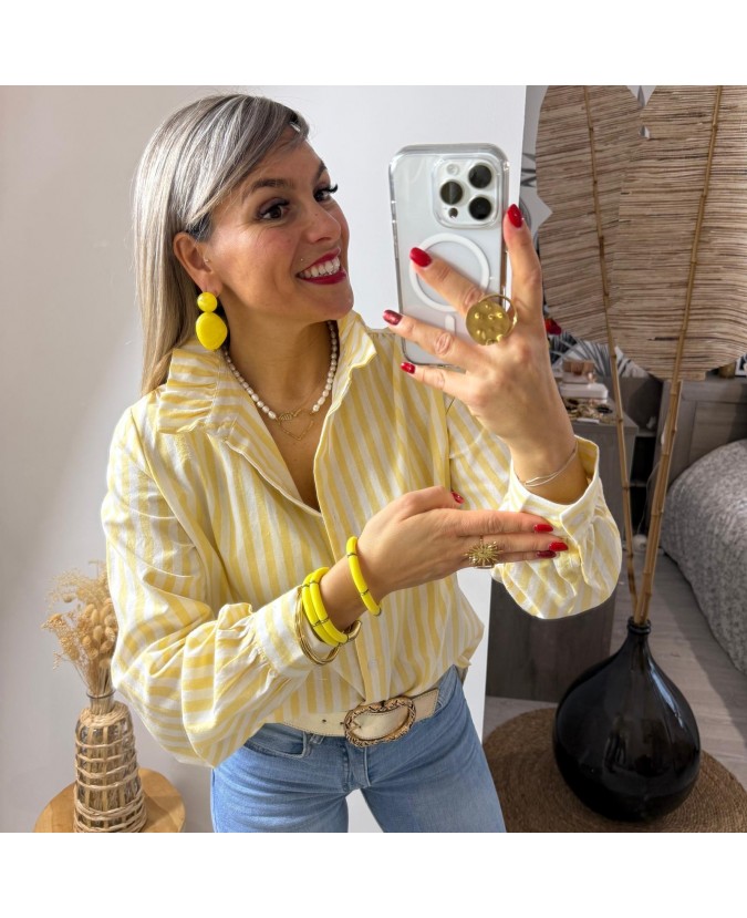 CHEMISE AIRELLE - JAUNE