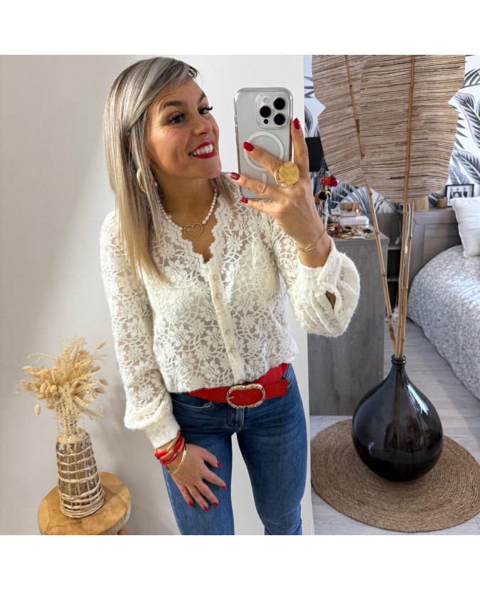 BLOUSE SELMA - ÉCRU