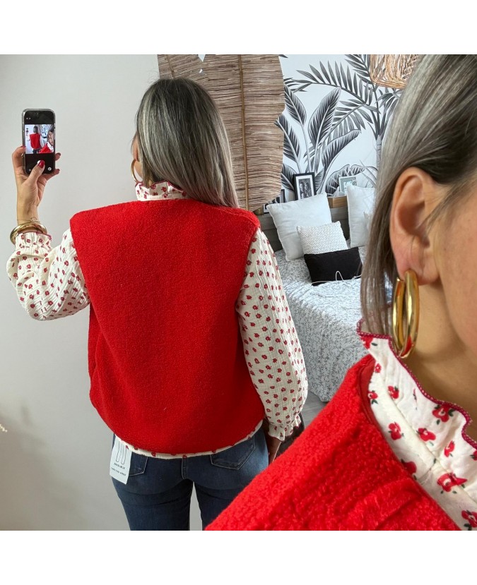 GILET VENUS - ROUGE