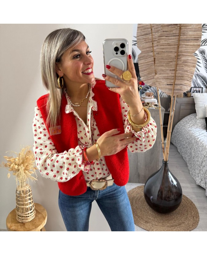 GILET VENUS - ROUGE