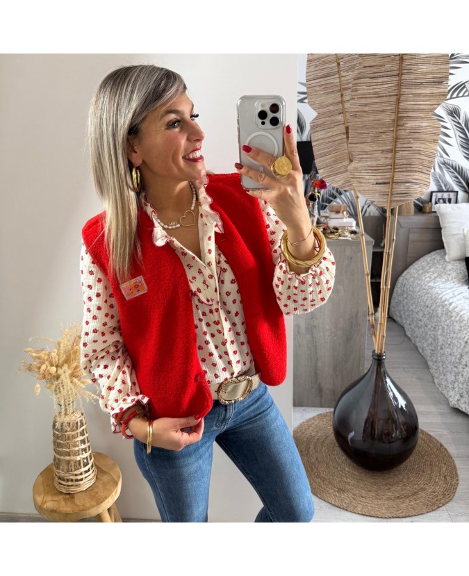 GILET VENUS - ROUGE