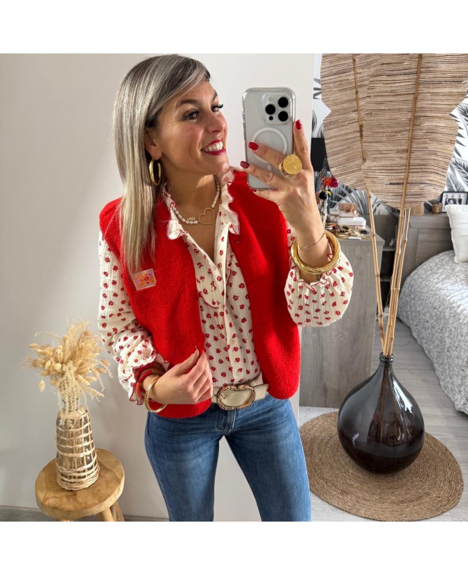GILET VENUS - ROUGE
