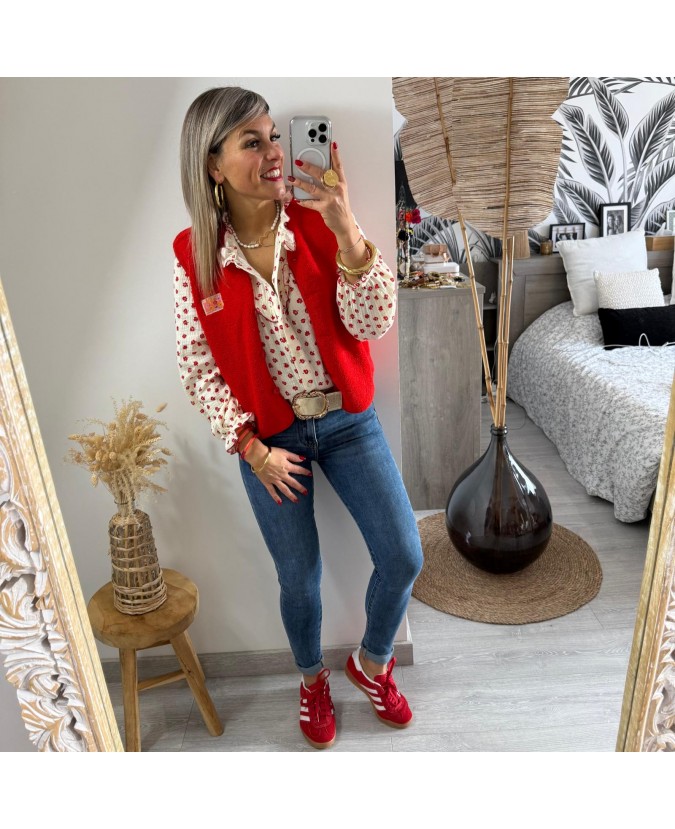 GILET VENUS - ROUGE