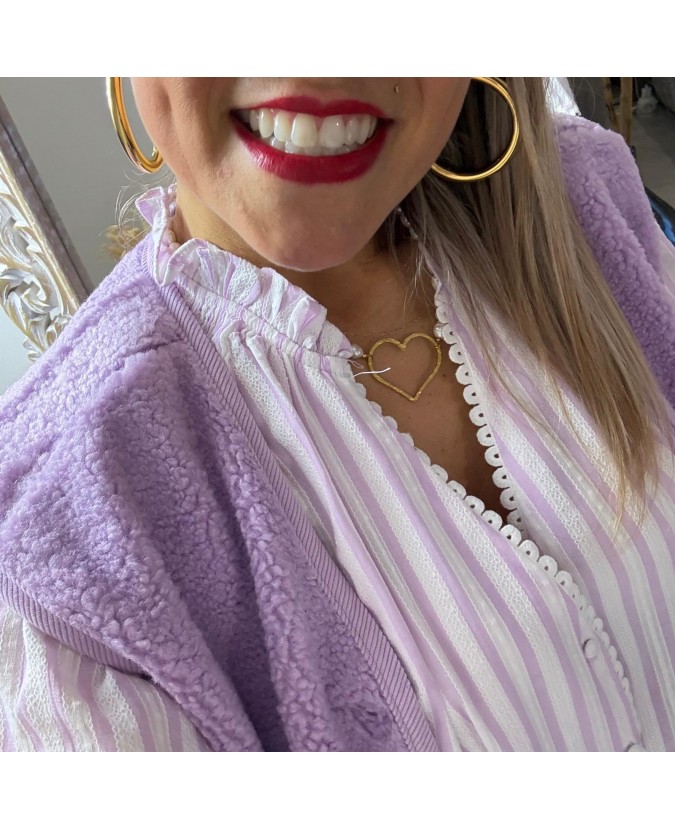 GILET CHRISTINE - LILA