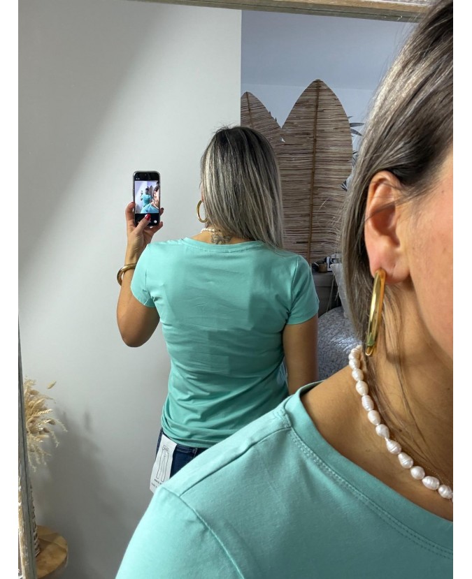 TEE SHIRT CLARENCE - VERT D'EAU