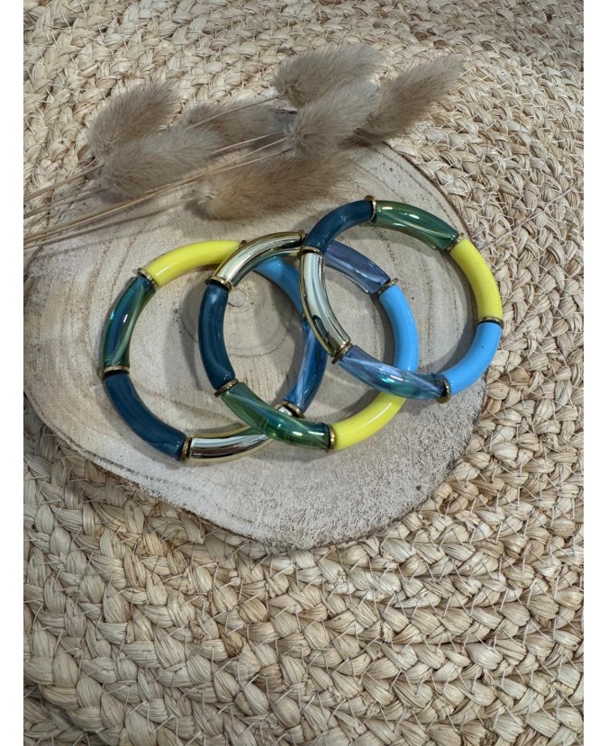 BRACELET WAFA - BLEU CITRON