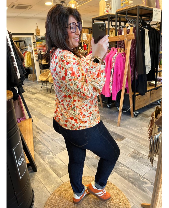 CHEMISE DOMINGO PULPEUSE - ORANGE