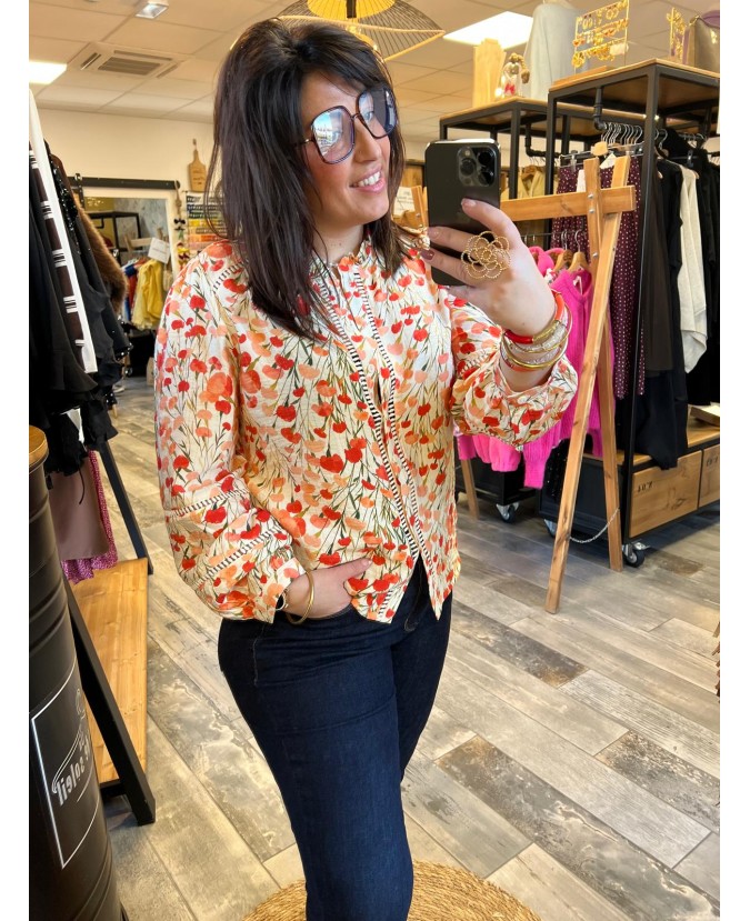 CHEMISE DOMINGO PULPEUSE - ORANGE