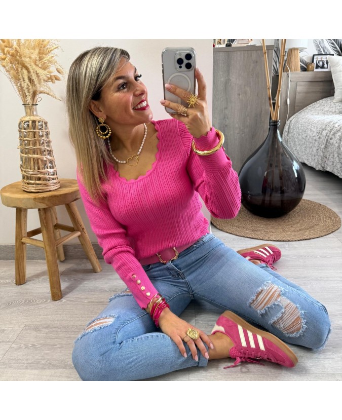 PULL AMELIE - FUSHIA