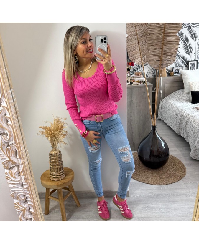 PULL AMELIE - FUSHIA