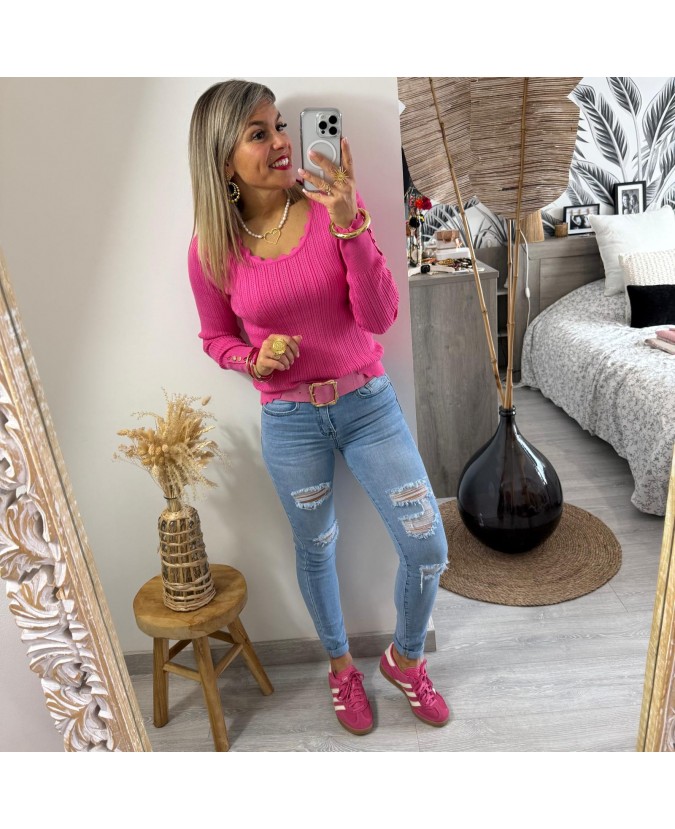 PULL AMELIE - FUSHIA