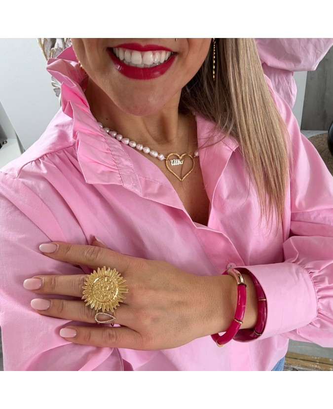 CHEMISE SILVY - ROSE