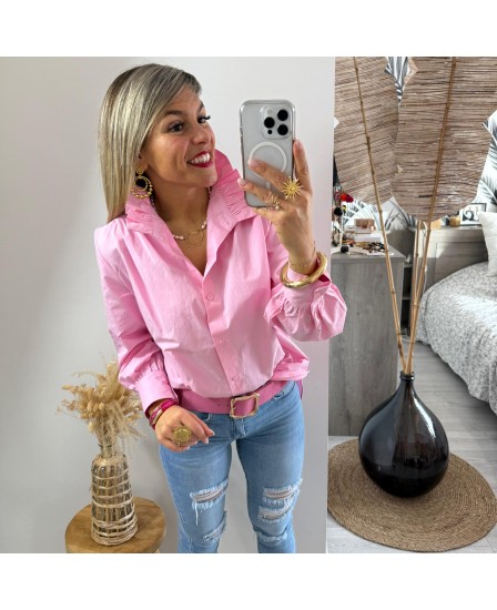 CHEMISE SILVY - ROSE