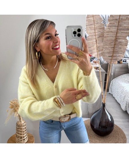 GILET CORALIE - JAUNE