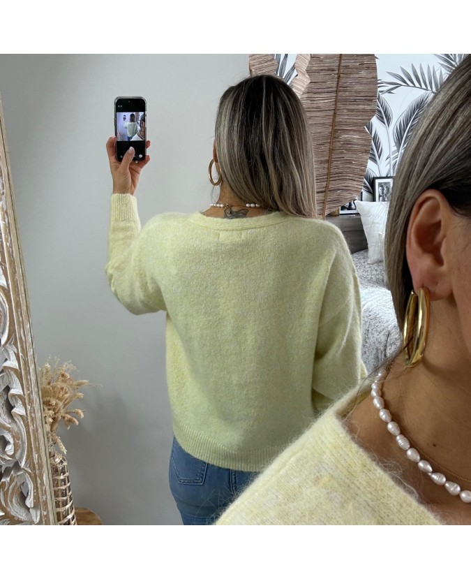 GILET CORALIE - JAUNE