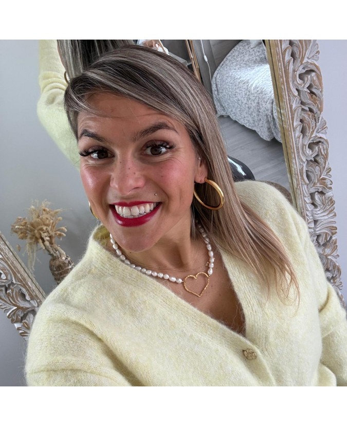 GILET CORALIE - JAUNE