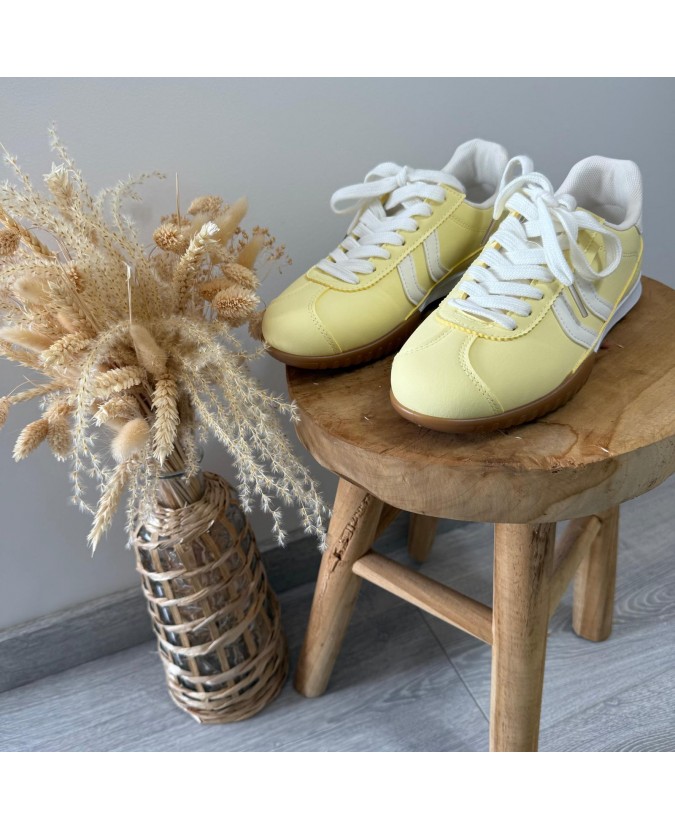 BASKETS SYLVIO - JAUNE