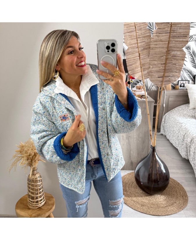 VESTE TABATHA - BLEU