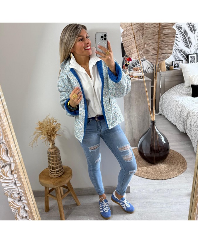 VESTE TABATHA - BLEU