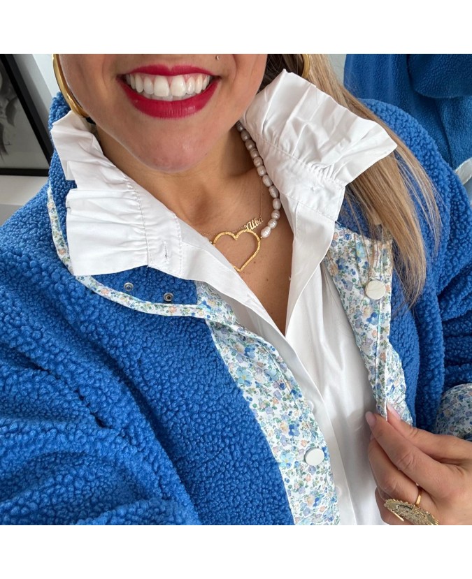 VESTE TABATHA - BLEU