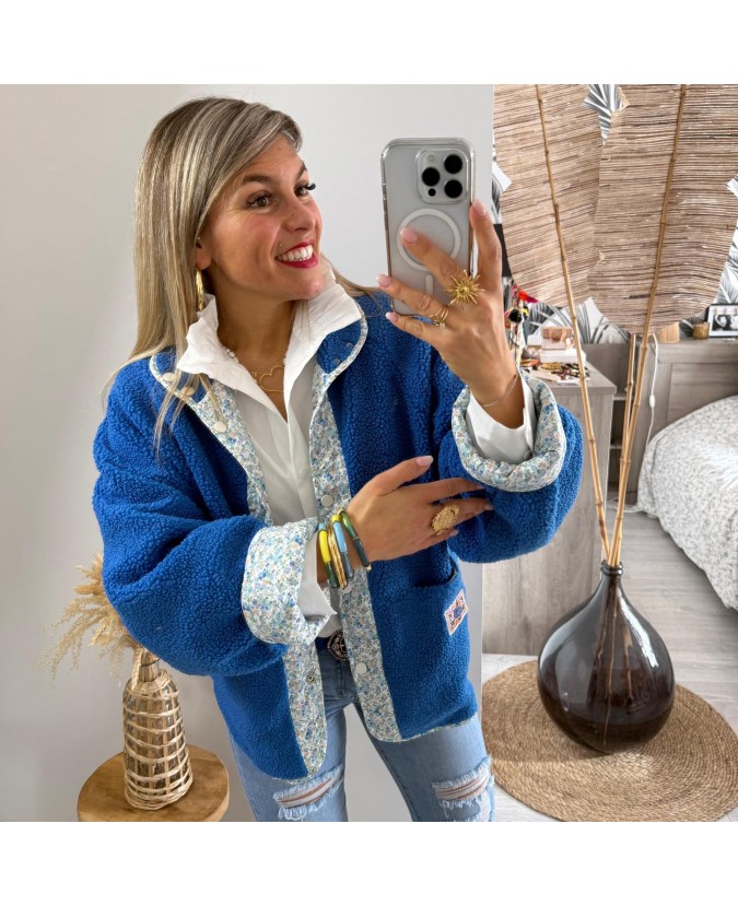 VESTE TABATHA - BLEU