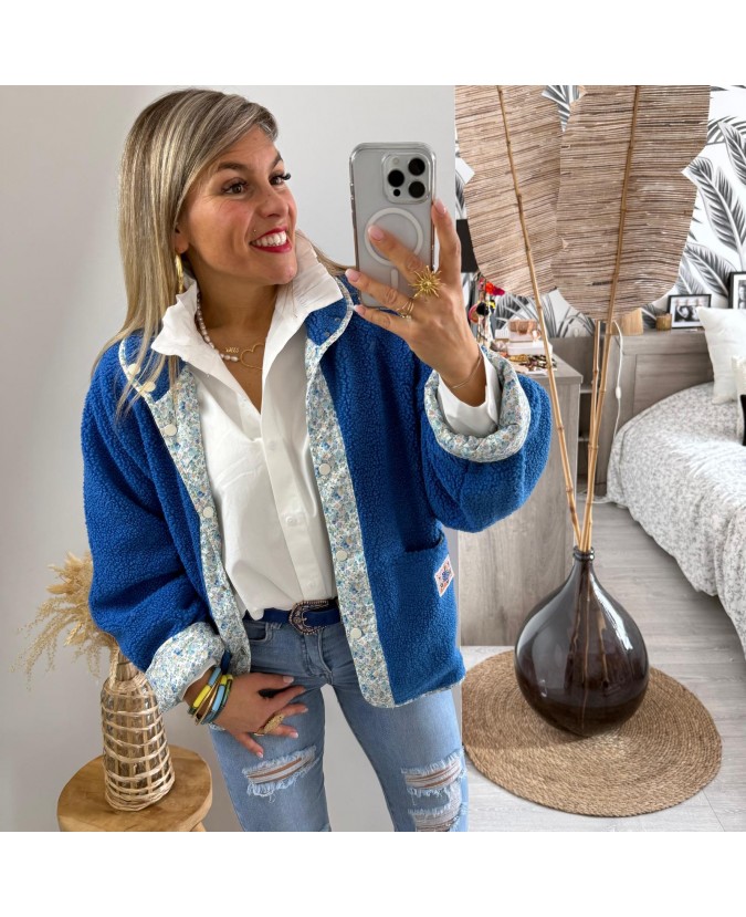 VESTE TABATHA - BLEU