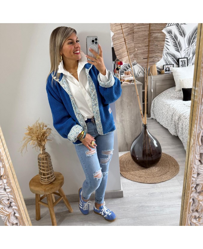 VESTE TABATHA - BLEU