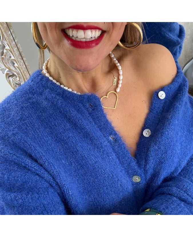 GILET CHANDRA - BLEU ROI