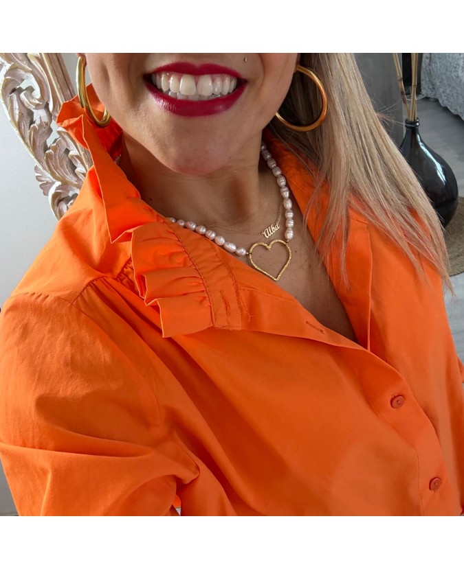 CHEMISE SILVY - ORANGE