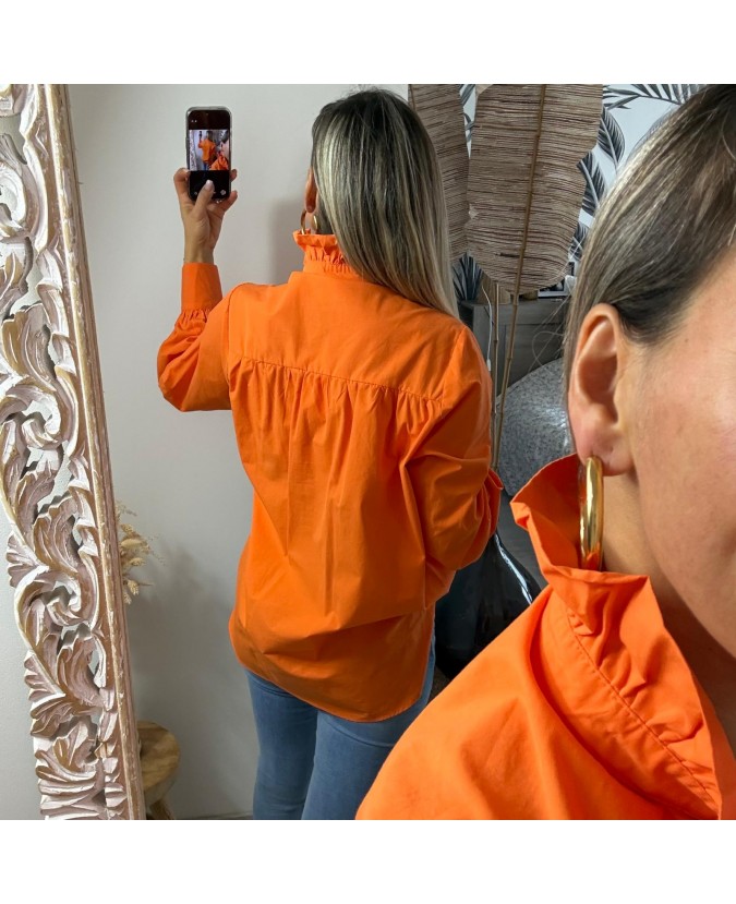 CHEMISE SILVY - ORANGE